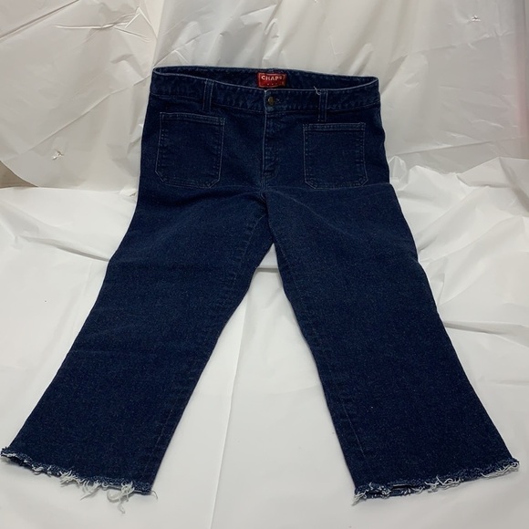 WOMEN’S Chaps Denim Cotton Jeans Size 10 w/ back pocket on front look - Picture 1 of 8